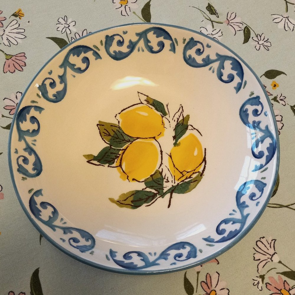 Papart Ceramics Lemon Dinner Plates Set of 2